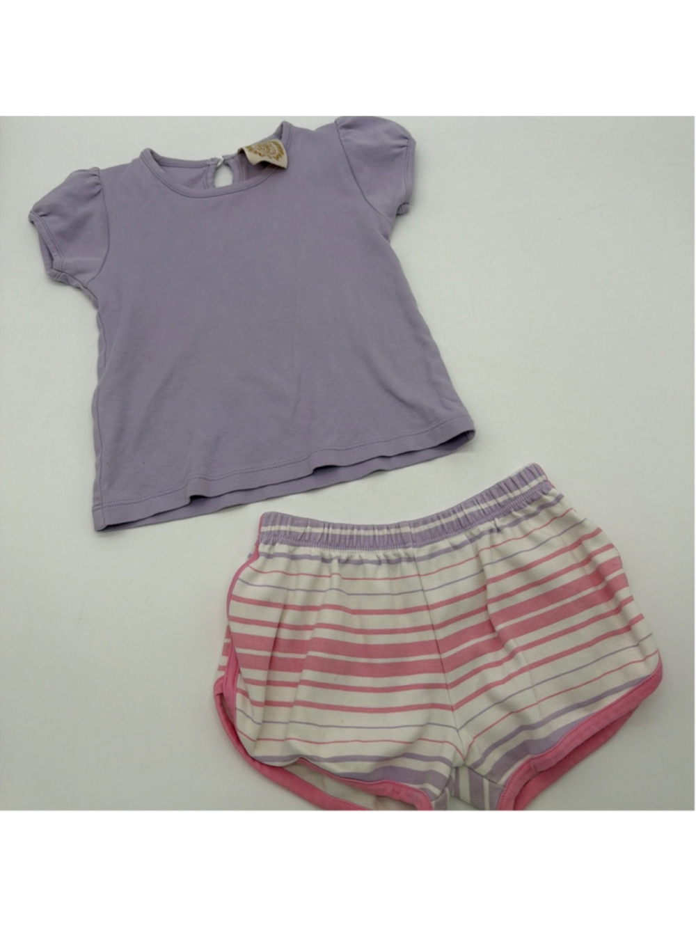 THE BEAUFORT BONNET COMPANY 2T/3T Top & Shorts Purple Pink